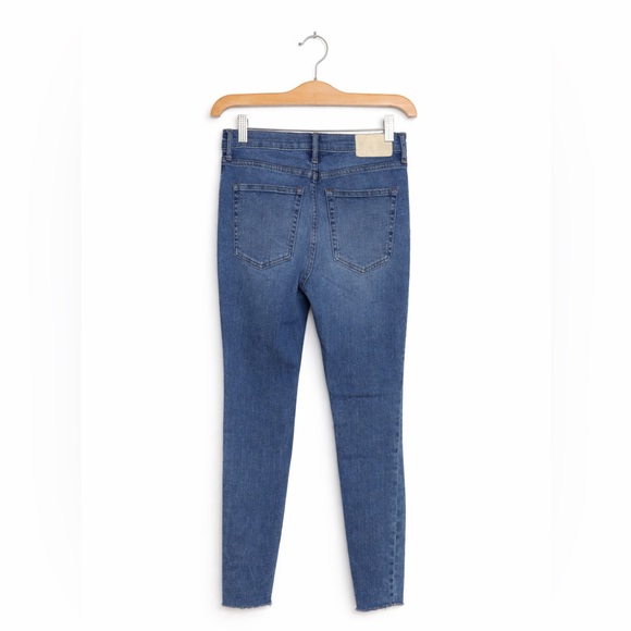 Everlane The High‑Rise Skinny Jean | Medium Wash Stretch Denim | Sz 27 - Picture 4 of 5